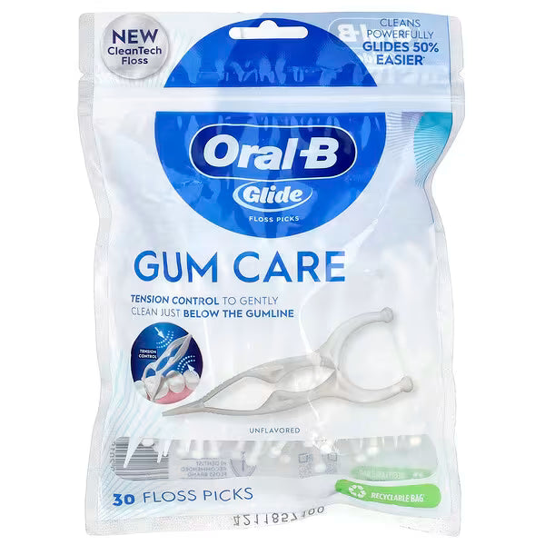 Oral-B Glide Floss Picks - 1 Pack Of 30 Floss Picks